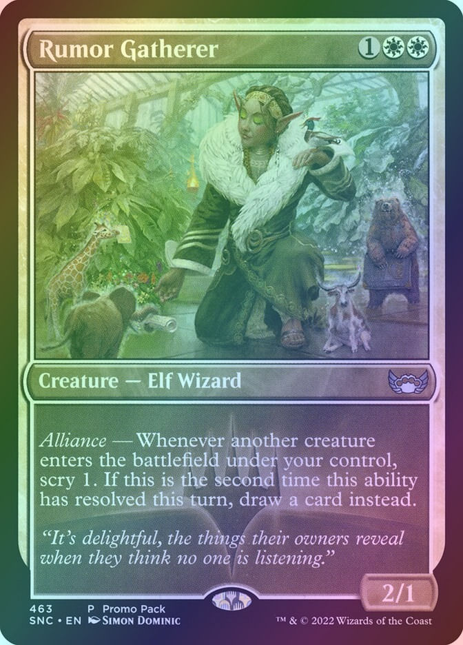 Rumor Gatherer (SNC) (463) / Foil