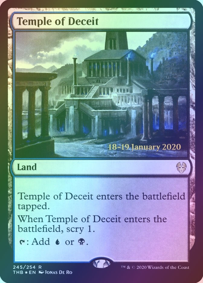 Temple of Deceit (PTHB) (245s) / Foil