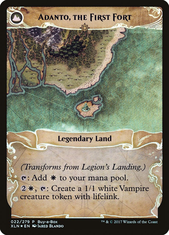 Legion's Landing // Adanto, the First Fort (PXTC) (22) / Foil — cara 2 de 2