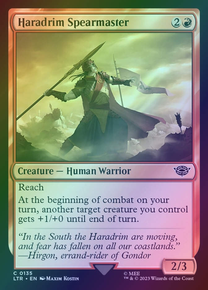 Haradrim Spearmaster (LTR) (135) / Foil