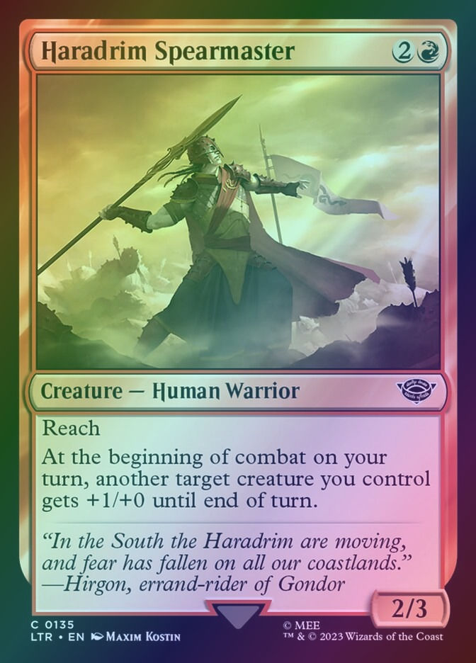Haradrim Spearmaster (LTR) (135) / Foil