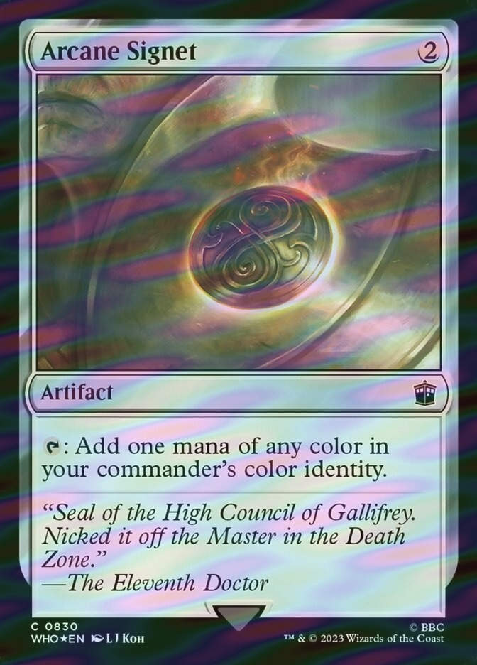 Arcane Signet (WHO) (830) / Surge Foil