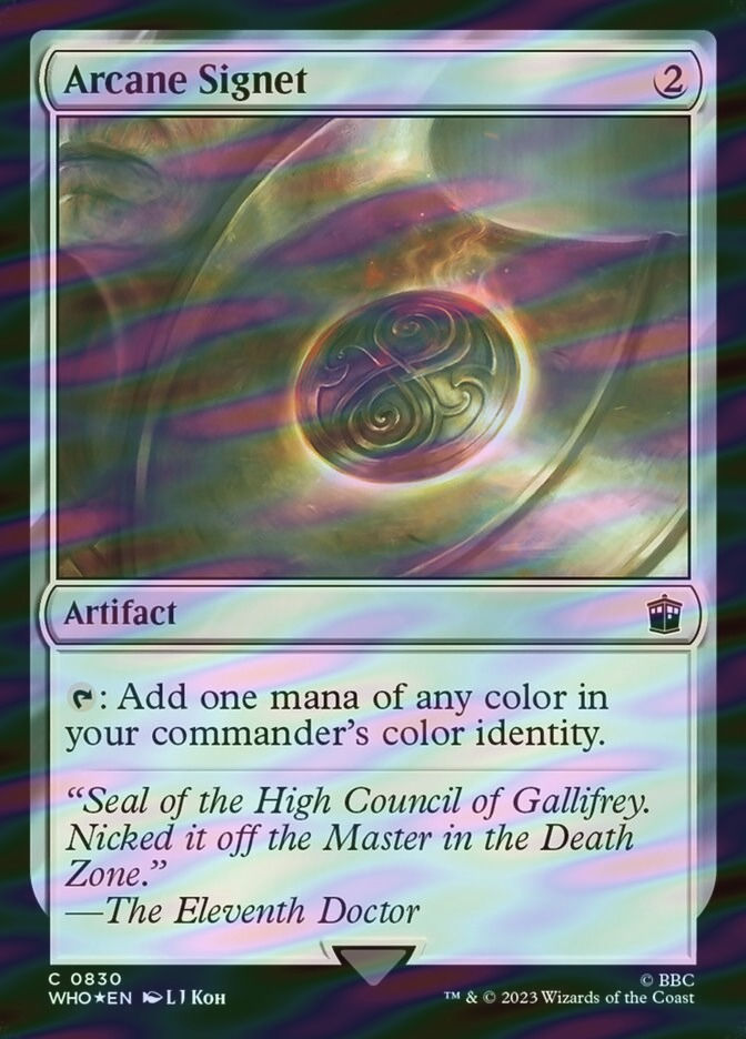 Arcane Signet (WHO) (830) / Surge Foil