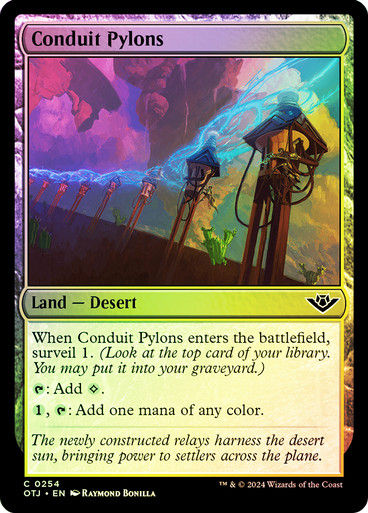Conduit Pylons (otj) (254) / Foil