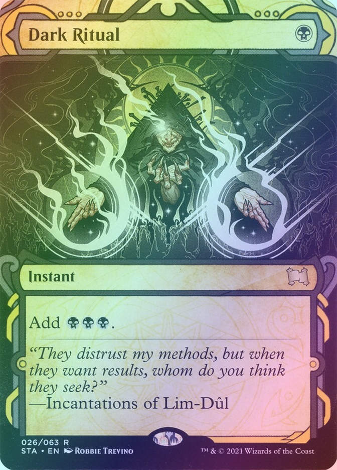 Dark Ritual (STA) (26) / Borderless / Showcase / Foil