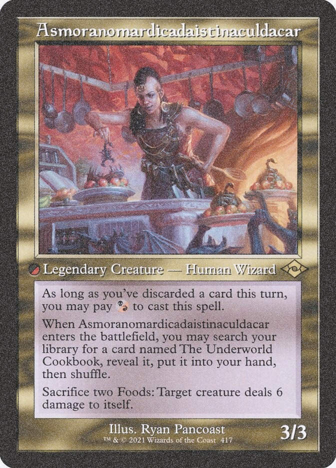 Asmoranomardicadaistinaculdacar (MH2) (417) / Foil Etched
