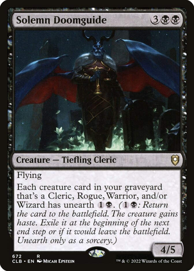 Solemn Doomguide (CLB) (672)