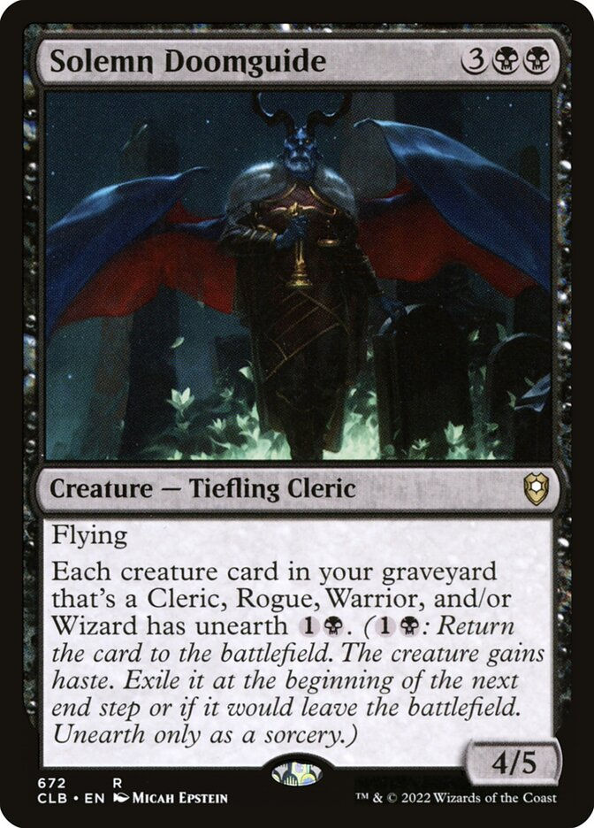 Solemn Doomguide (CLB) (672)