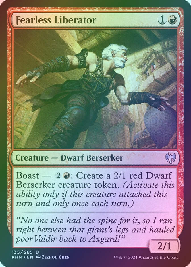 Fearless Liberator (KHM) (135) / Foil