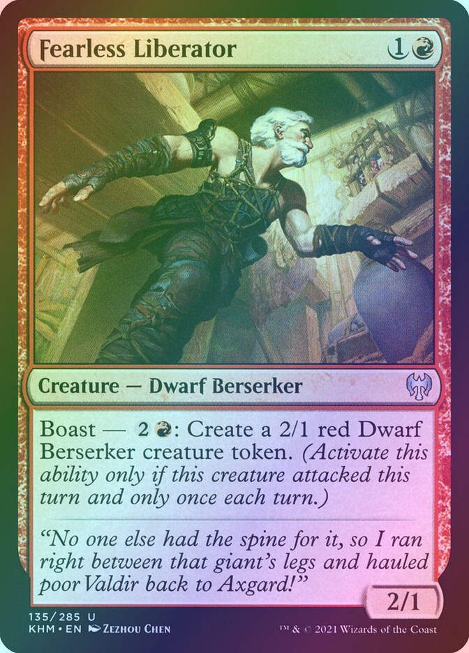 Fearless Liberator (KHM) (135) / Foil