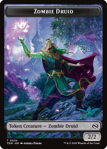 Salamander Warrior (TTDC) (8) // Zombie Druid (TTDM) — cara 2 de 2