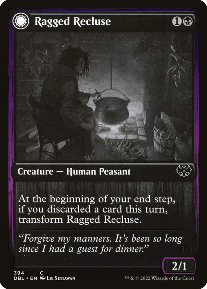 Ragged Recluse // Odious Witch (DBL) (394)