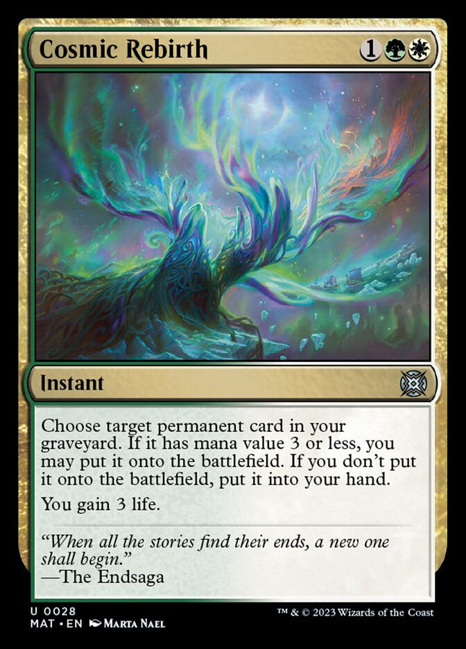 Cosmic Rebirth (MAT)