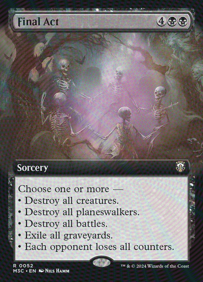 Final Act (M3C) (52) / Extended Art / Ripple Foil