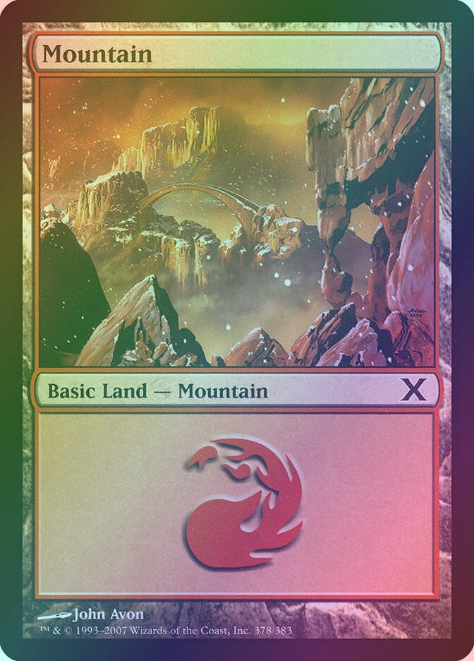 Mountain (10E) (378) / Foil