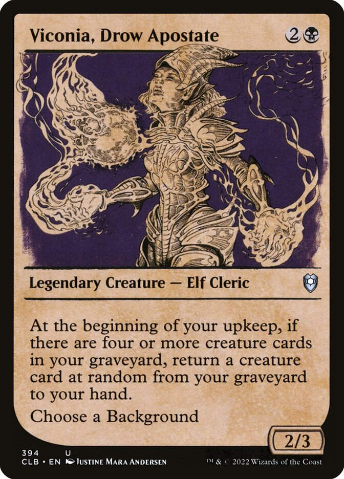 Viconia, Drow Apostate (CLB) (394) / Showcase