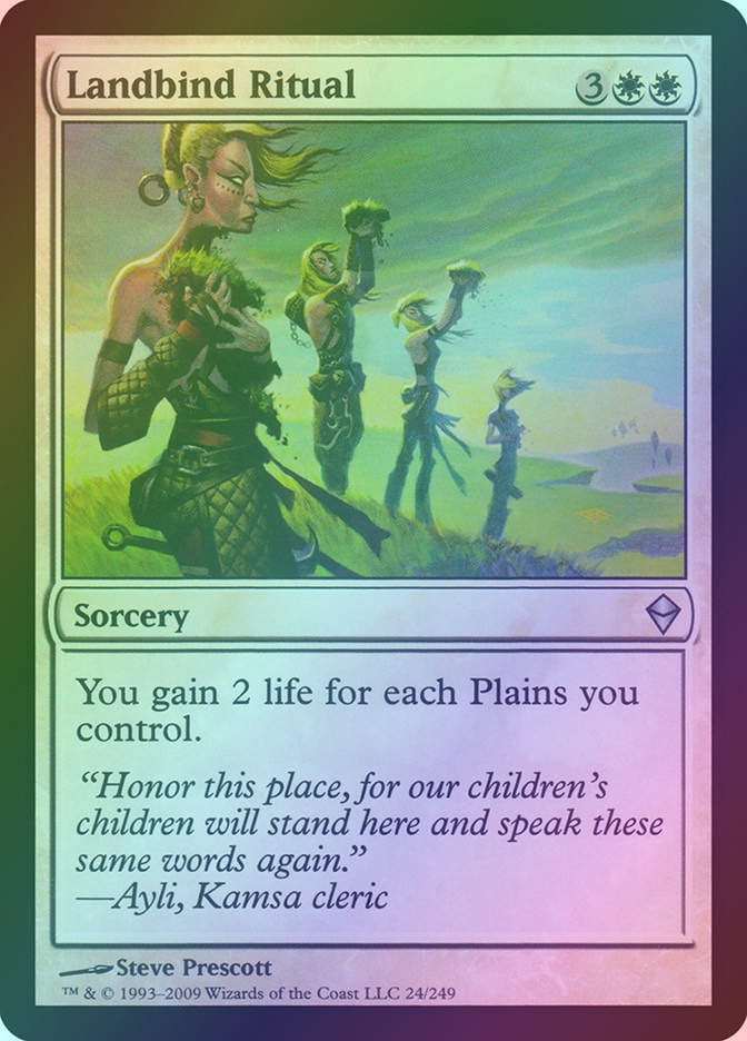 Landbind Ritual (ZEN) (24) / Foil
