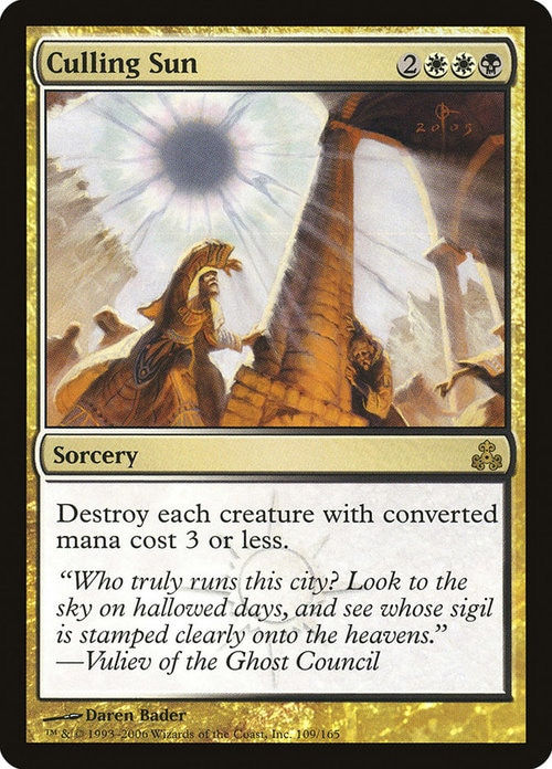 Culling Sun (GPT)
