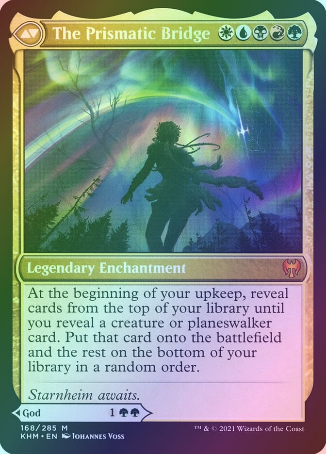 Esika, God of the Tree // The Prismatic Bridge (KHM) (168) / Foil — cara 2 de 2