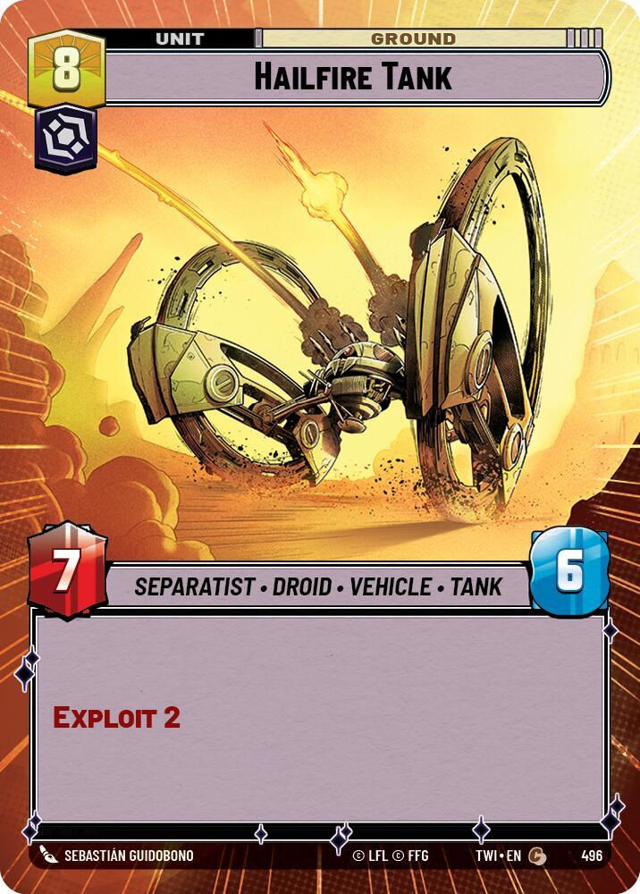 Hailfire Tank (Hyperspace) (TWI) (496) / Foil