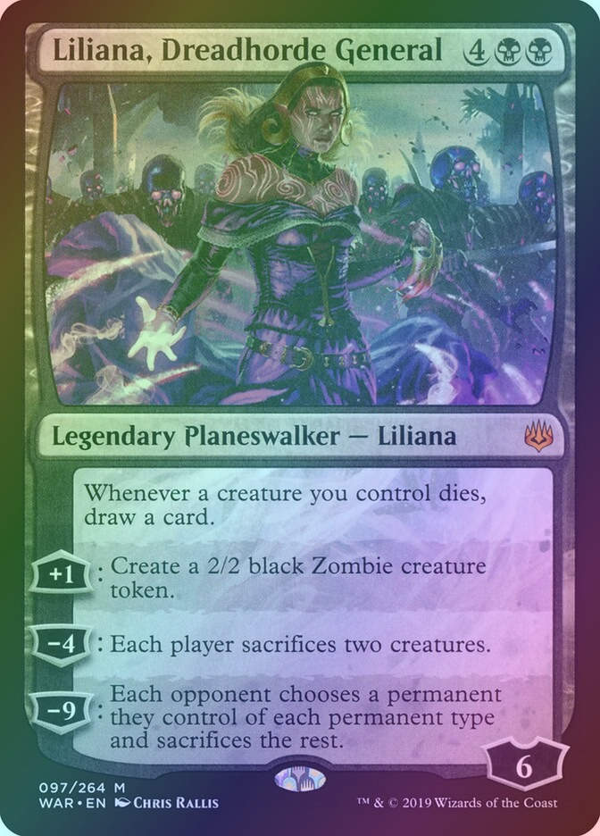 Liliana, Dreadhorde General (WAR) (97) / Foil