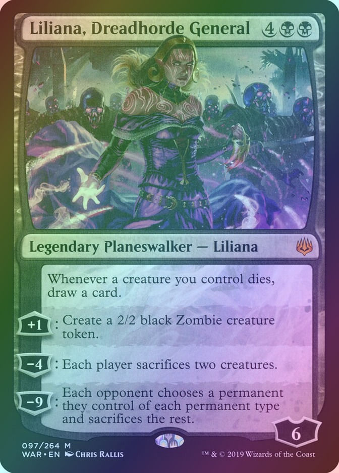 Liliana, Dreadhorde General (WAR) (97) / Foil