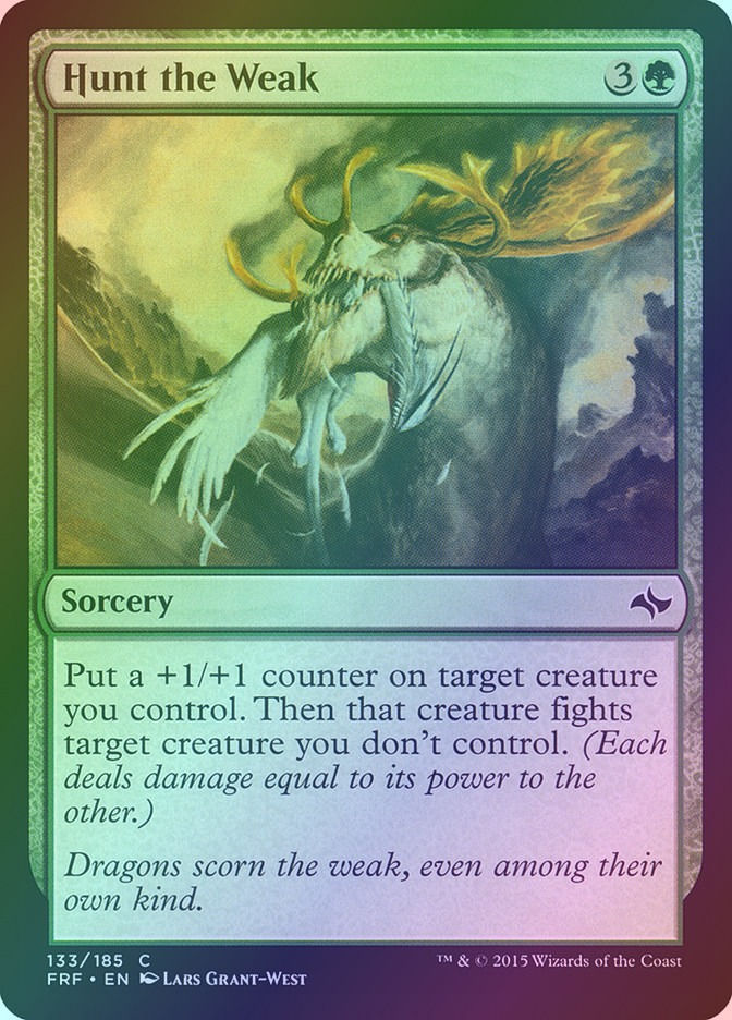Hunt the Weak (FRF) (133) / Foil