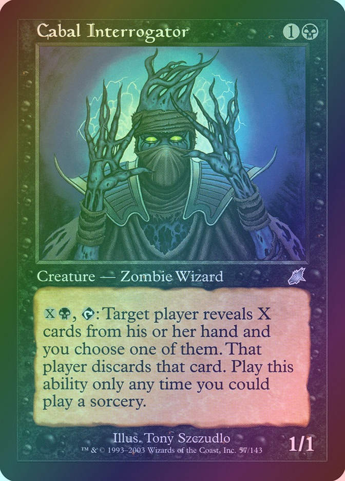 Cabal Interrogator (SCG) (57) / Foil
