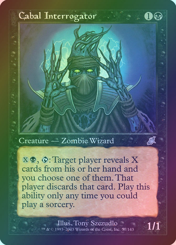 Cabal Interrogator (SCG) (57) / Foil