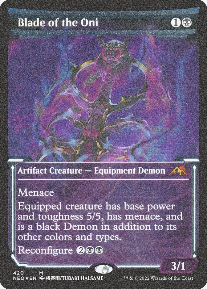 Blade of the Oni (NEO) (420) / Showcase / Foil Etched