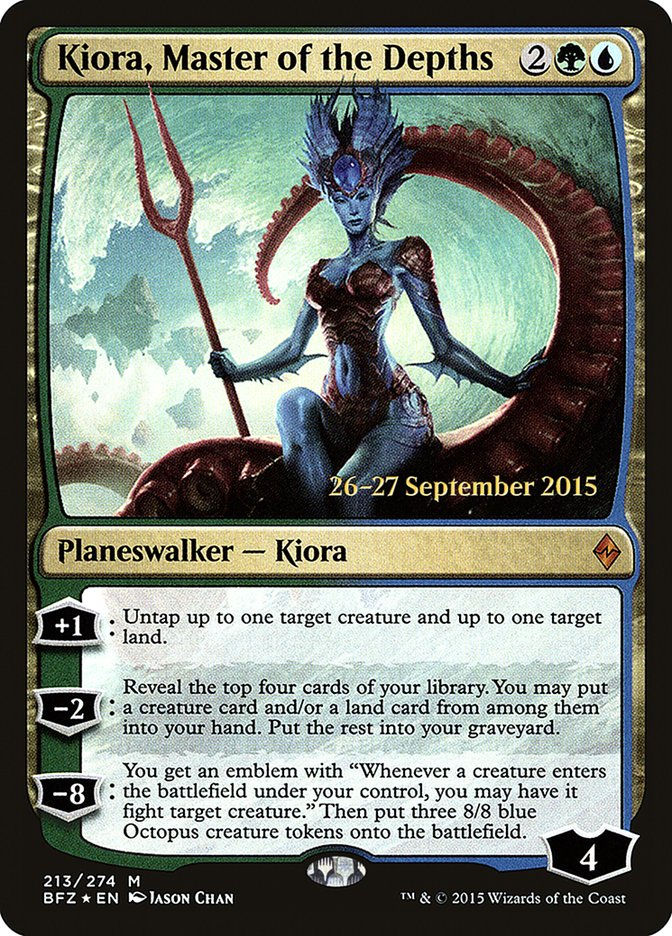 Kiora, Master of the Depths (PBFZ) (213s) / Foil