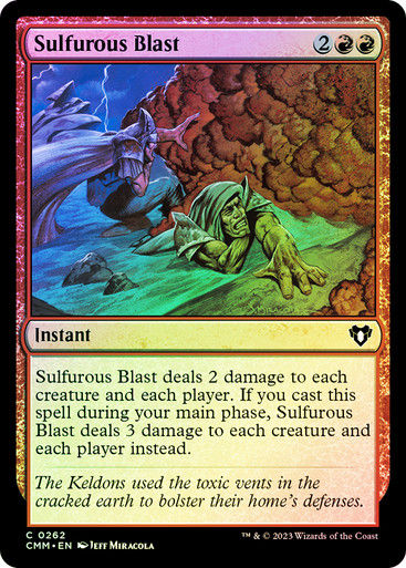 Sulfurous Blast (cmm) / Foil