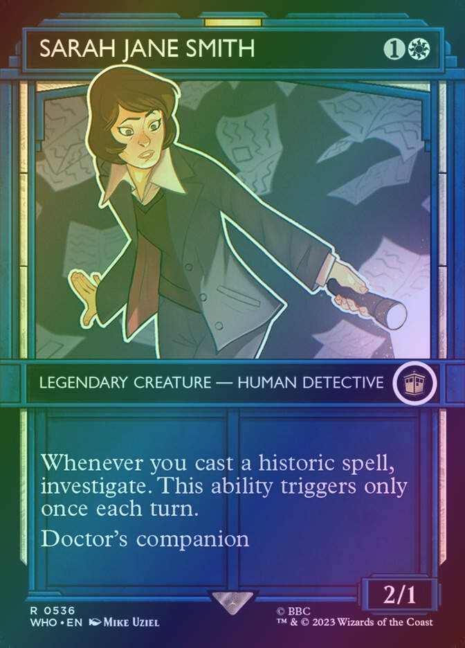 Sarah Jane Smith (WHO) (536) / Borderless / Showcase / Foil