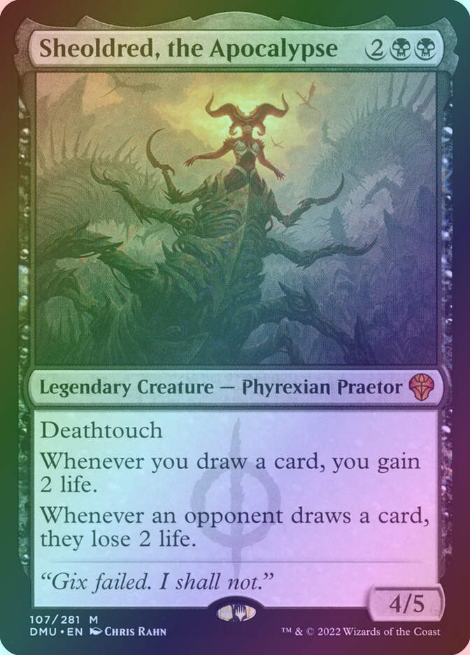 Sheoldred, the Apocalypse (DMU) (107) / Foil
