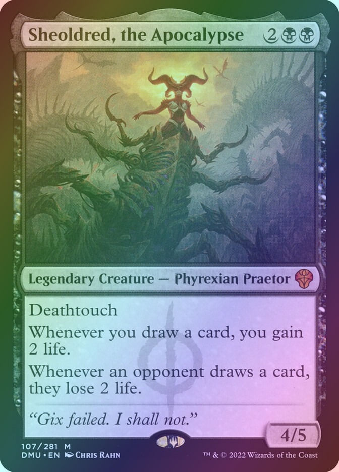 Sheoldred, the Apocalypse (DMU) (107) / Foil