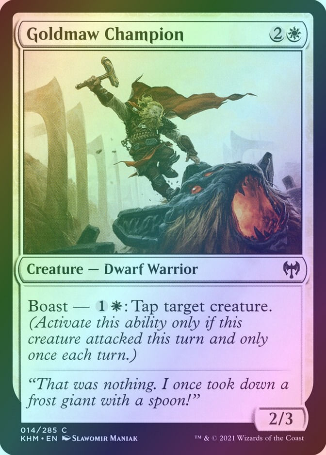 Goldmaw Champion (KHM) (14) / Foil