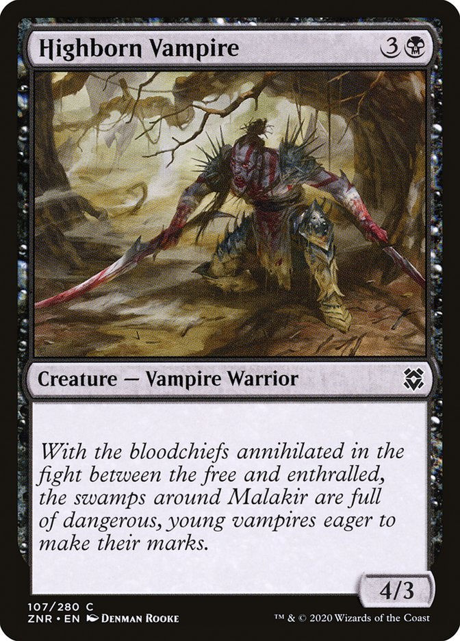 Highborn Vampire (ZNR) (107)