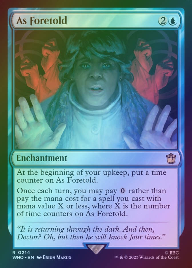 As Foretold (WHO) (214) / Foil
