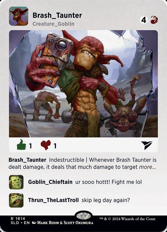 Brash Taunter (SLD) (1614) / Borderless