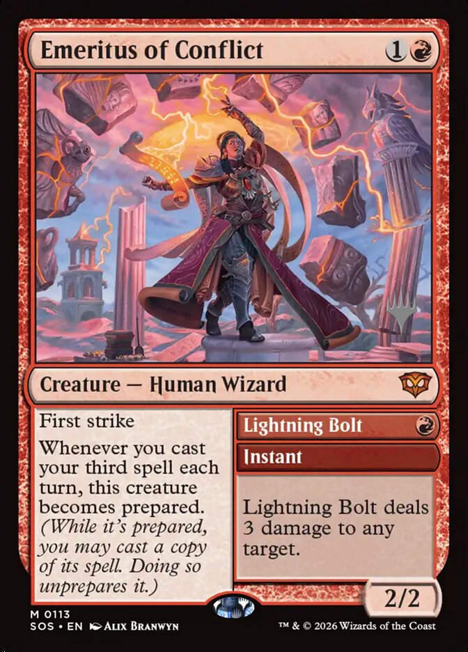 Emeritus of Conflict // Lightning Bolt (PSOS) (113p)