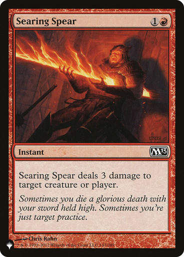 Searing Spear (PLST) (M13-147)