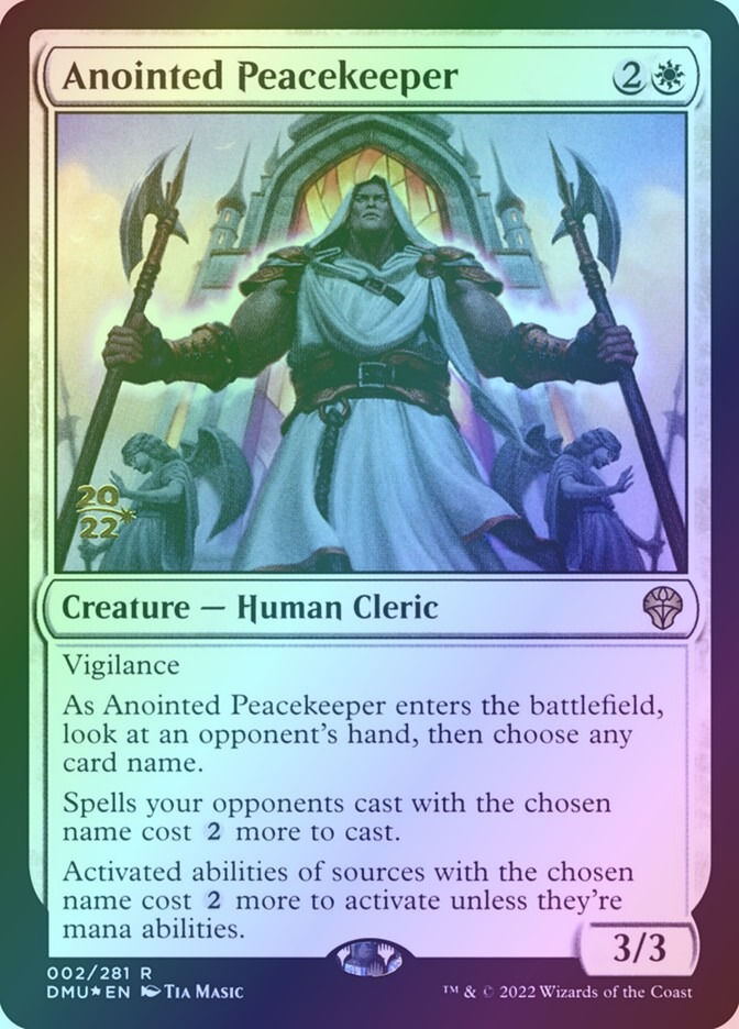 Anointed Peacekeeper (PDMU) (2s) / Foil