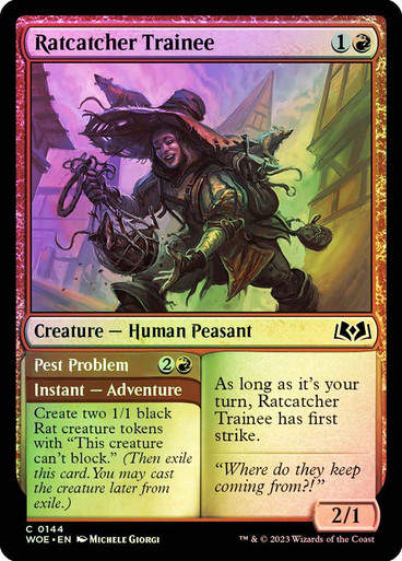 Ratcatcher Trainee // Pest Problem (woe) / Foil