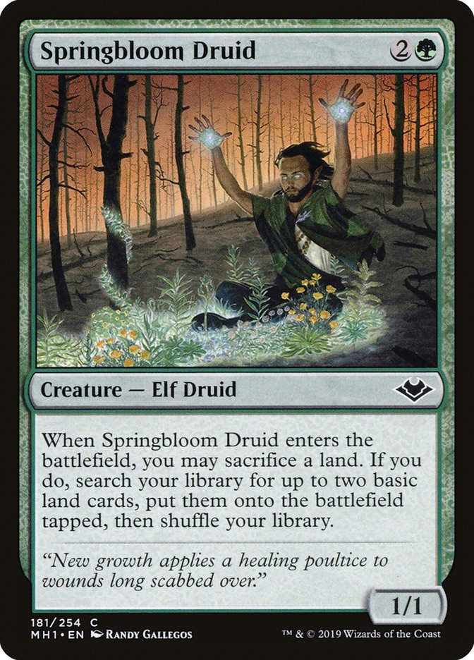Springbloom Druid (MH1) (181)