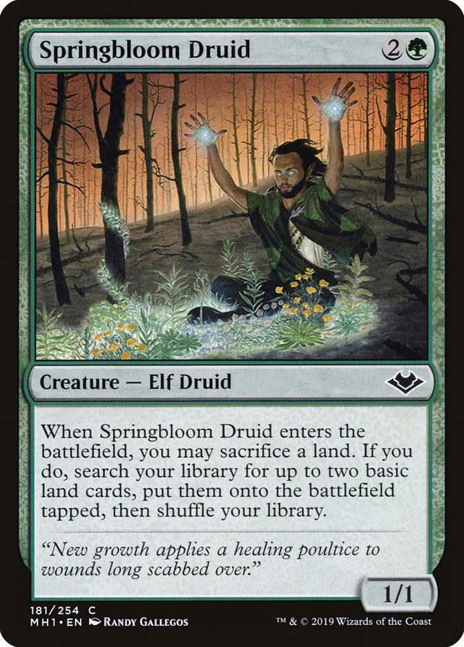 Springbloom Druid (MH1) (181)