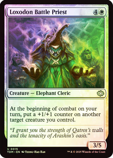 Loxodon Battle Priest (TDM) (15) / Foil