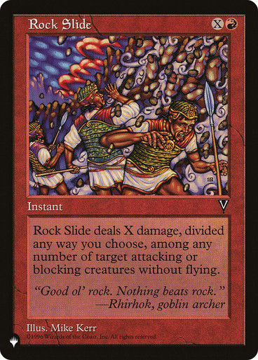 Rock Slide (PLST) (VIS-92)
