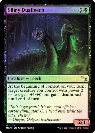 Slimy Dualleech (mkm) (104) / Foil