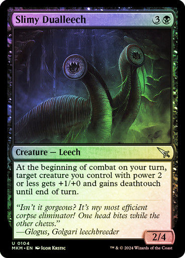Slimy Dualleech (mkm) (104) / Foil