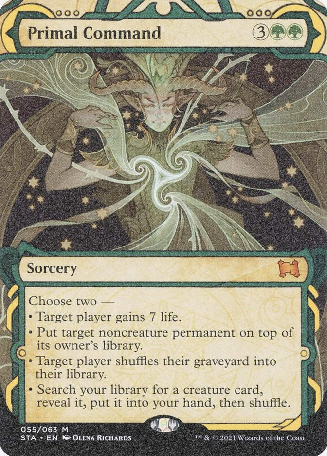 Primal Command (STA) (55) / Borderless / Showcase / Foil Etched